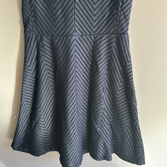 Tory Burch Fit & Flare Navy Blue Dress size S great condition - Picture 4 of 9